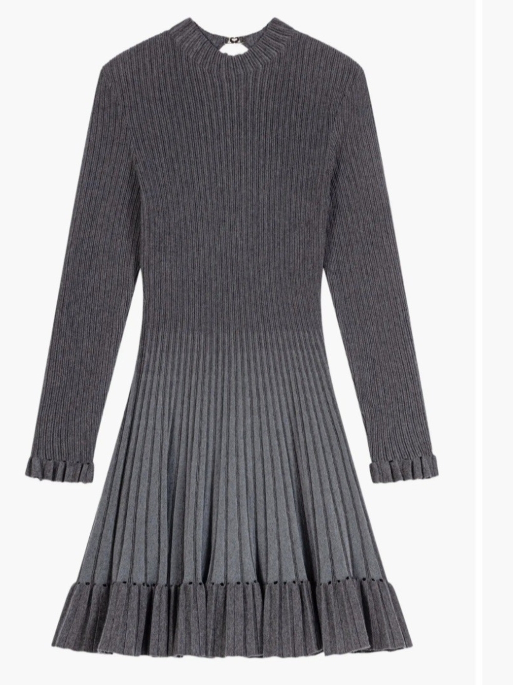 Maje Short Gradient Knit Dress 0 $350 Did Not Come With A Belt - Picture 6 of 8